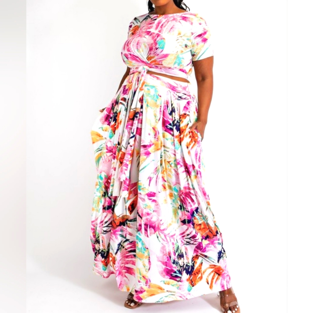 The Tropics Skirt Set